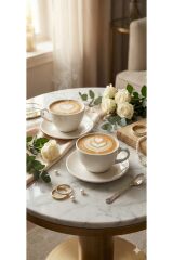 PORSELEN BÜYÜK LATTE KAHVE FİNCANI 2 KİŞİLİK