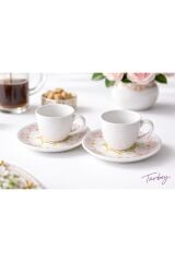 PORSELEN TÜRK KAHVESİ FİNCANI 2 KİŞİLİK