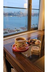 KİRAZ MOTİFLİ TOMBUL FİNCAN TABAKLI TAKIM