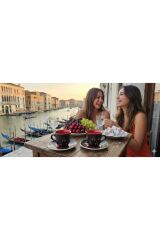 KİRAZ MOTIFLİ 2 Lİ KAHVE FİNCANI TAKIM